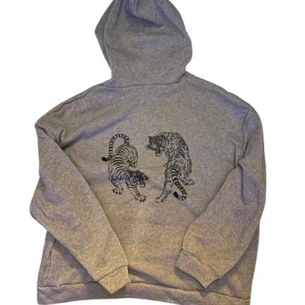 Shein Women's Grey Hoodie